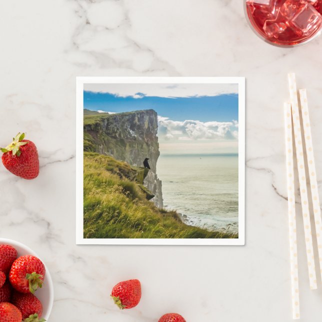 Latrabjarg Cliffs, Island Pappersservett (Insitu)