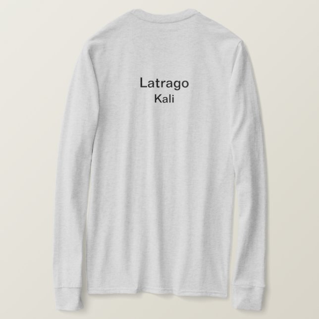 Latrago Kali - Slice and Control T Shirt (Design baksida)