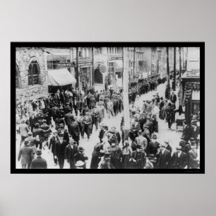 Latrobe slå gruvarbetareparad 1912 för PA Poster