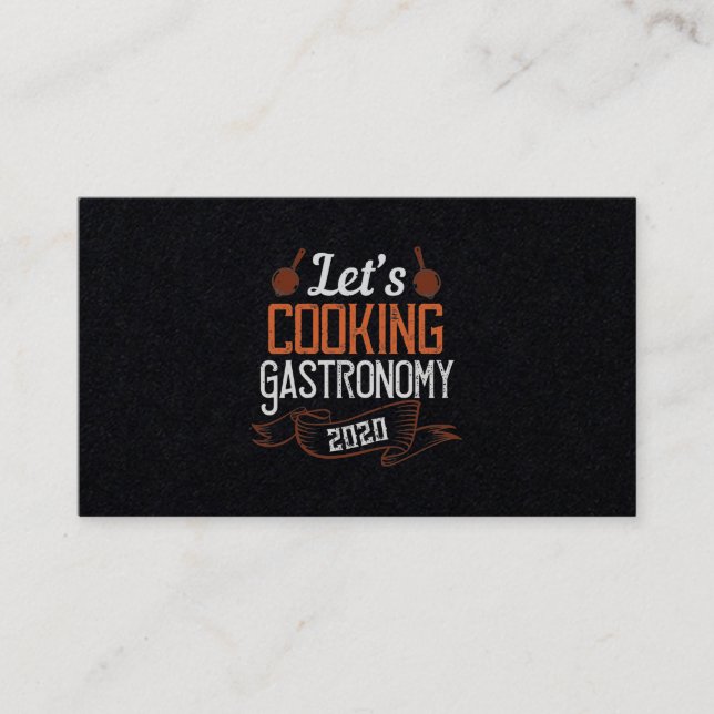 Låt's Cooking Gastronomy 2022 Visitkort (Framsida)