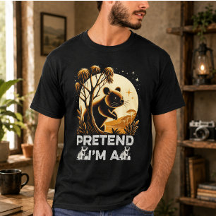 LÅTSAS ATT JAG ÄR EN VOMBATER T SHIRT