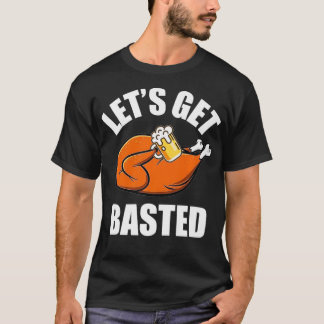 Låtsas Bastade Turkiet Thanksgiving Beer T Shirt