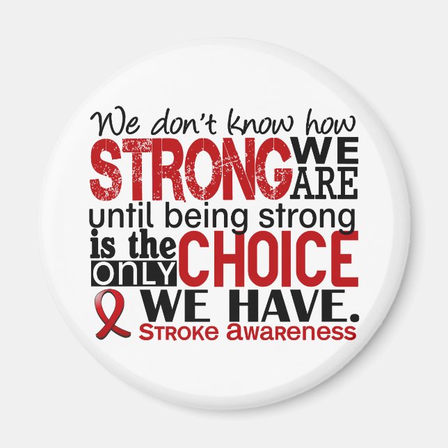 Låtsas hur starka vi är magnet (Framsidan)