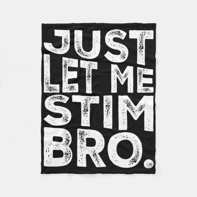 Låtsas mig Stim Bro Fleecefilt (Framsidan)