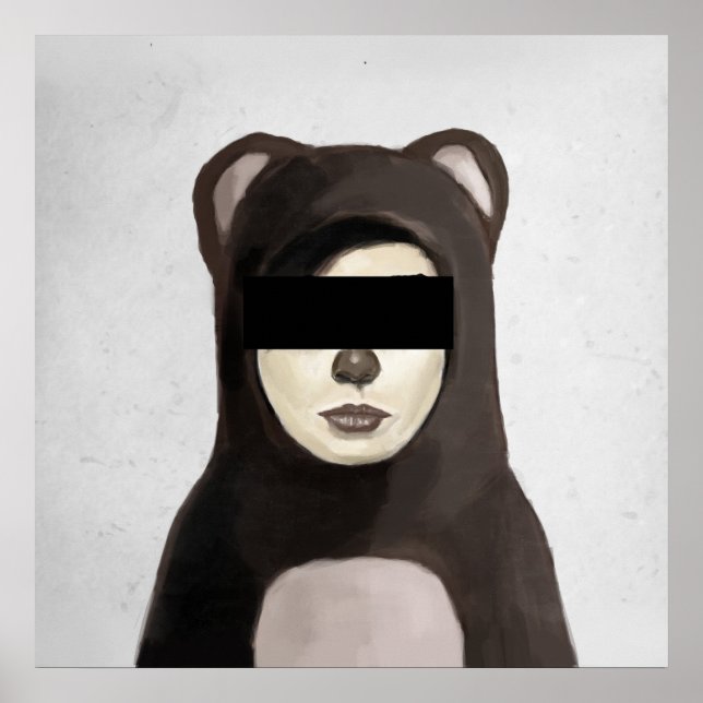 låtsasbjörn poster (Framsidan)