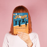 Låtsjump | Kids Trampoline-Födelsedagsfest Inbjudningar<br><div class="desc">Låt oss Jump! Coola barn trampoline födelsedagsfest inbjudan. Med en färgstark orange och blå bakgrund hoppar fyra silhuettebarn och har roligt,  ballonger och en enkel använda födelsedagsmall.</div>