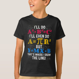 Låtskilliga Math-lärare Humor Algebra Mathematic T Shirt