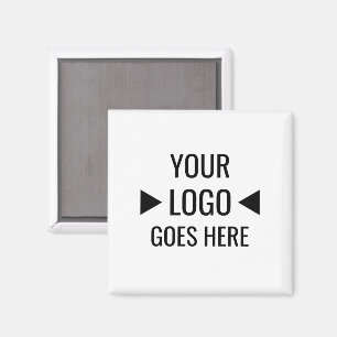 Lätt anpassat företagslogotyp för företag magnet