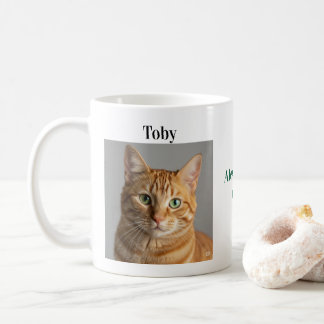 Lätt anpassning husdjursfoto namn husdjursälskare kaffemugg