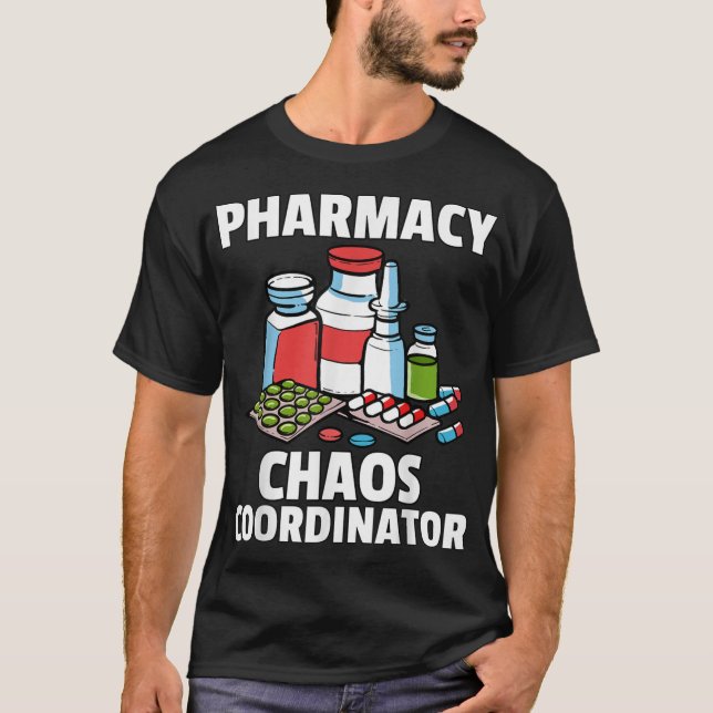 Lätt apotek för farmaceut t shirt (Framsida)