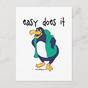 Lätt att göra med Penguin Vykort