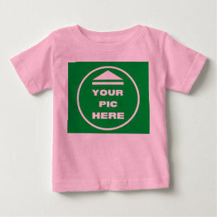LÄTT! Baby Bra Jersey T-Shirt - Rosa-Anpassningsba
