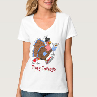 Lätt berusade Turkiet (Martini) - Posta-Springa T-shirt