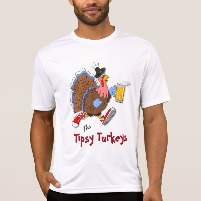 Lätt berusade Turkiet (öl) - SS-Sport-Tek T-shirt (Framsida)