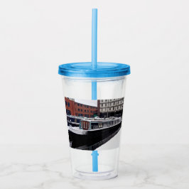 Lätt blå båt take away mugg