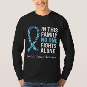 Lätt blått band för Family Prostate Cancer Awarene T Shirt