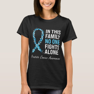 Lätt blått band för Family Prostate Cancer Awarene T Shirt