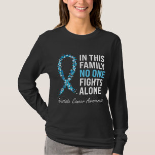 Lätt blått band för Family Prostate Cancer Awarene T Shirt