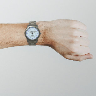 Lätt blått varumärke på Manar Watch Armbandsur