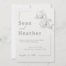 LÄTT! Bröllopsinbjudan - lägg till din egen inform