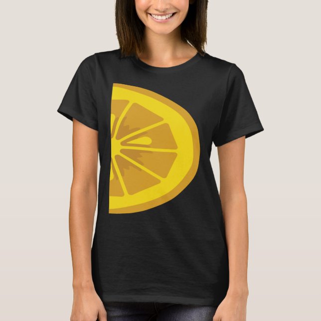 Lätt Citron Citron Och Lime Par Halloween Dräkt T Shirt (Framsida)