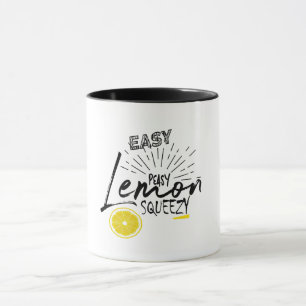 Lätt citronklämma mugg