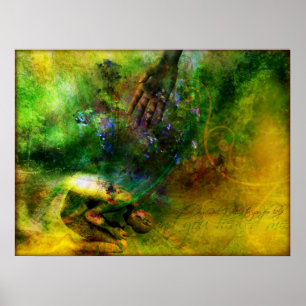 Lätt (Contemporary Christian Art Poster) Poster