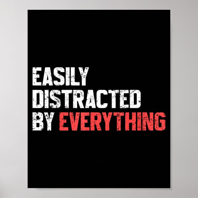 Lätt Distraherad1 Poster (Framsidan)