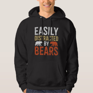 Lätt Distraherad Av Björnar Gay Björn Hbtq Pride Hoodie