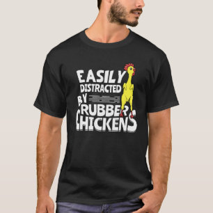 Lätt Distraherad Av Gummikycklingar T Shirt
