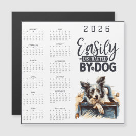 Lätt Distraherad Av Hund Kalender
