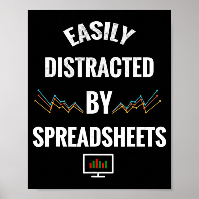 Lätt Distraherad Av Kalkylblad Statistik Försäkr Poster (Framsidan)