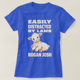 Lätt Distraherad Av Lamm Rogan Josh Curry Älskare T Shirt