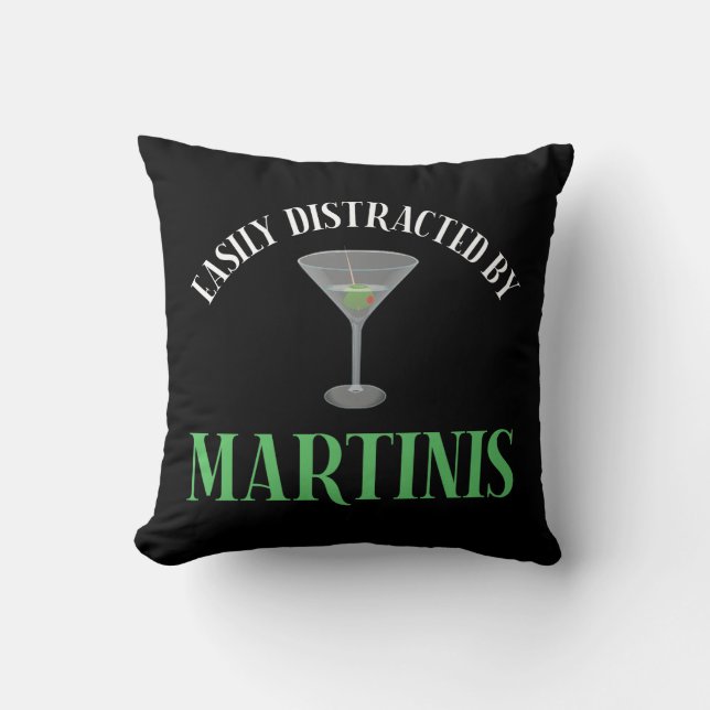 Lätt Distraherad Av Martinis Kudde (Framsida)