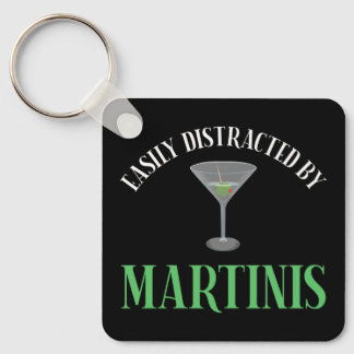 Lätt Distraherad Av Martinis Nyckelring