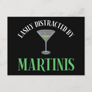 Lätt Distraherad Av Martinis Vykort