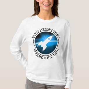 Lätt Distraherad Av Science Fiction T Shirt