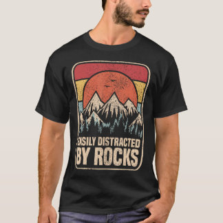 Lätt Distraherad Av Stenälskare Geolog Sten C T Shirt