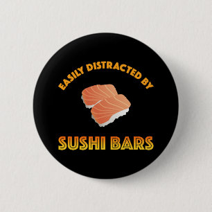 Lätt Distraherad Av Sushi Barer Knapp