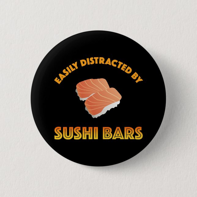 Lätt Distraherad Av Sushi Barer Knapp (Framsida)