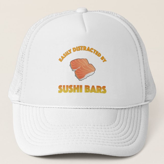 Lätt Distraherad Av Sushibarer Keps (Framsida)