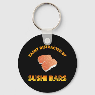 Lätt Distraherad Av Sushibarer Nyckelring