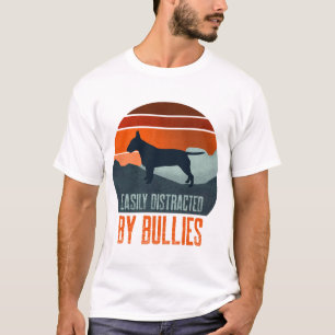 Lätt Distraherad Av Tjackor Hund Promenad T Shirt