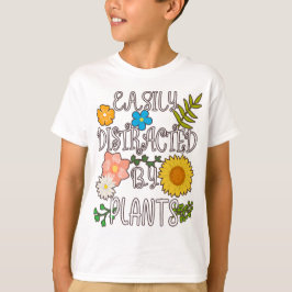 Lätt Distraherad Av Växter T Shirt