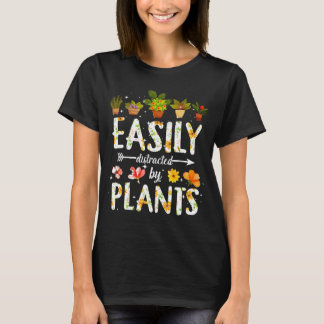 Lätt Distraherad Av Växter Trädgårdsmästare Trädgå T Shirt