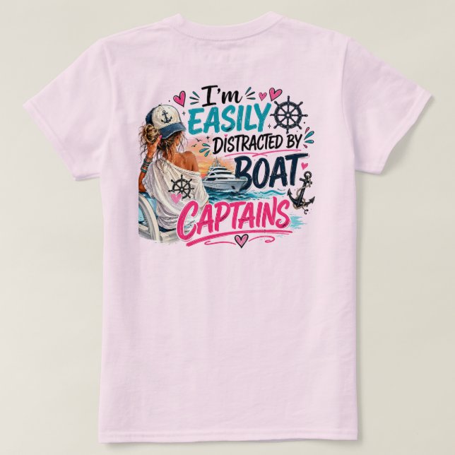 Lätt Distraherad Färg T Shirt (Design baksida)
