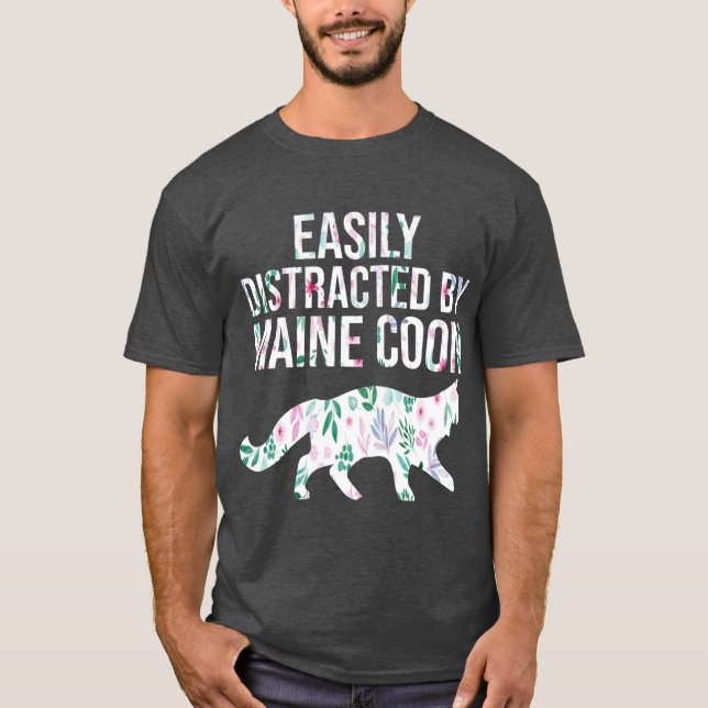 lätt distraherad t shirt (Framsida)