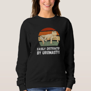 Lätt Distraherad Uromastyx Reptil Uromastyx Egen T Shirt