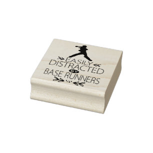 Lätt distraherat by basera springer/softball stämpel