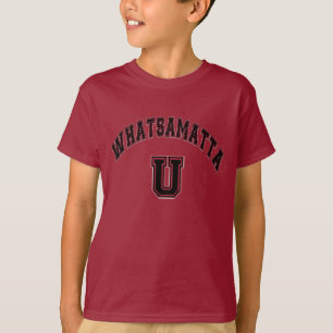 Lätt Distressed Whatsamatta U Awesome och Rollig Tröja